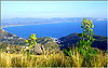 Agia Galini: Blick von oberhalb Harakas auf das Dorf und die Messara-Bucht