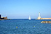 Chania: Ausfahrt des alten Hafens