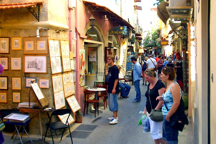 Rethymnon: Arambatzoglou Street